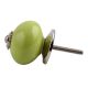 Lime Round Silver Fitting Ceramic Drawer Knob Online